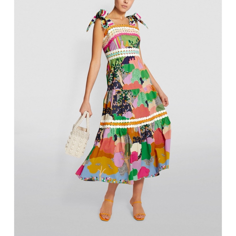 CeliaB Colorful Midi Dress